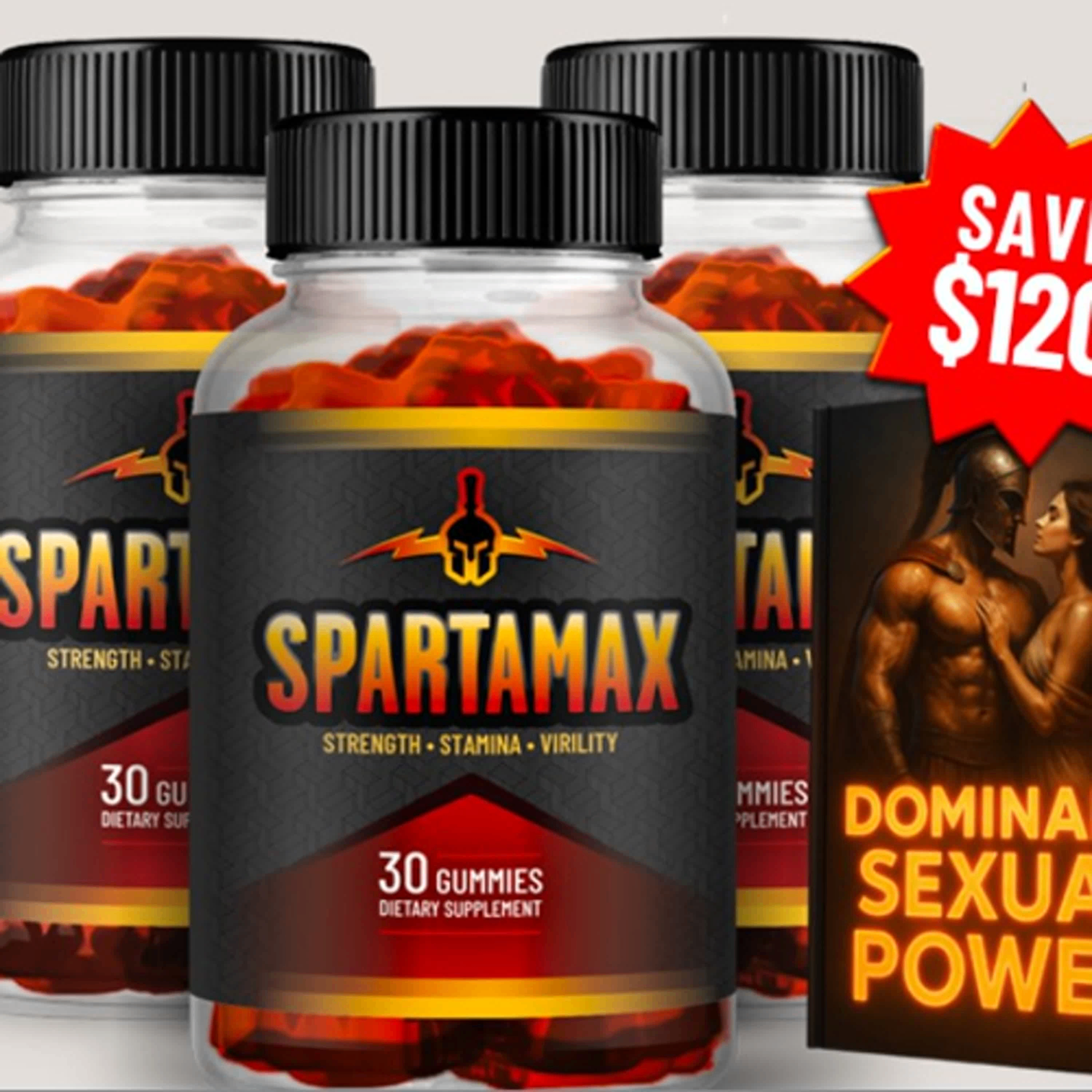 Spartamax Male Enhancement Gummies bottles